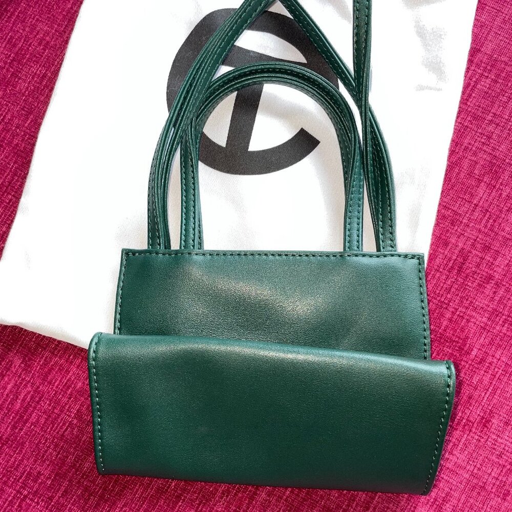 Telfar Small Shopping Bag — Dark Olive - Picture 2 of 3